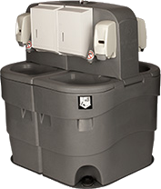 McCarty's standalone hand wash station with two basins